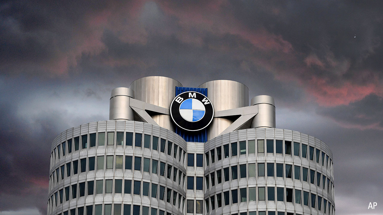 Clouds over BMW building
